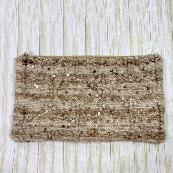 Pottery Barn Accents Pottery Barn Tan Wool Moroccan Wedding Blanket Lumbar Pillow Cover